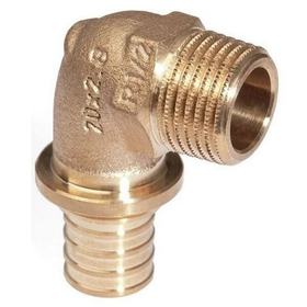 Уголок переходной наружная резьба Рехау 20 х 3/4*