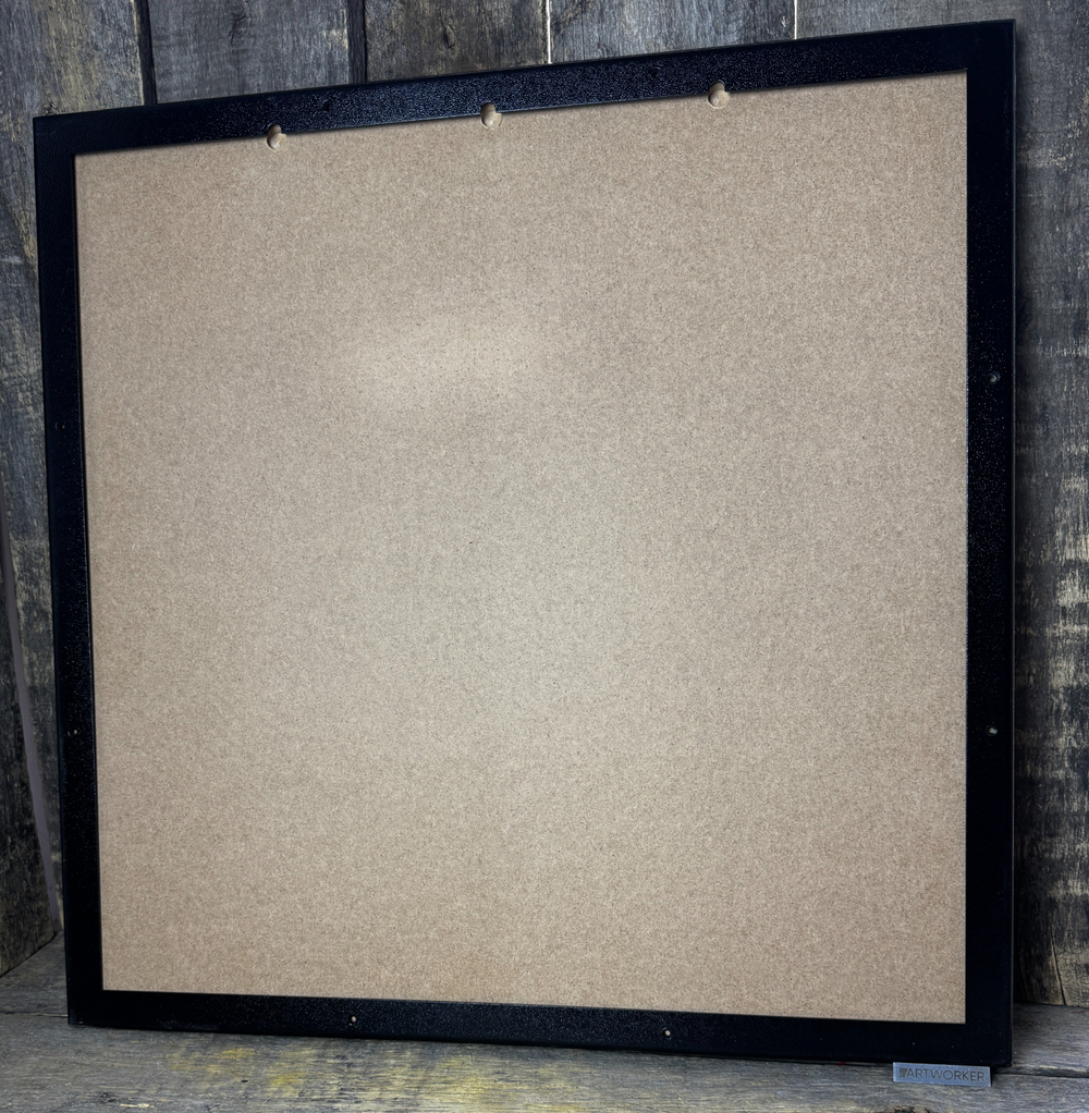 Рамка металлическая 555х555 с МДФ для мозаики черная