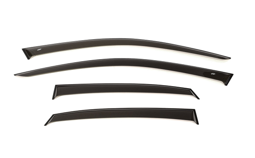 Дефлекторы боковых окон Cobra Tuning на Audi A4 седан (B6/B7/8E) 2000-2008 арт.A11000