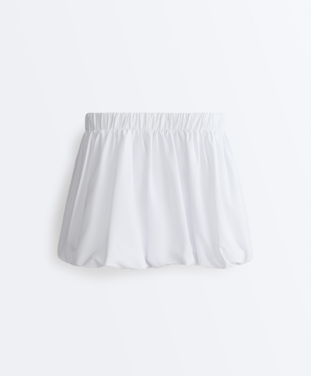 Oysho Юбка Compressive мини-баллон, белый