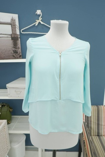 Блузка Bershka на молнии 44 размер