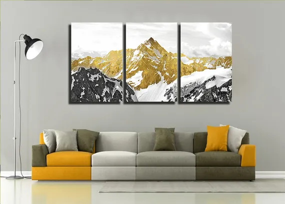 Модульная картина "Золотая гора"