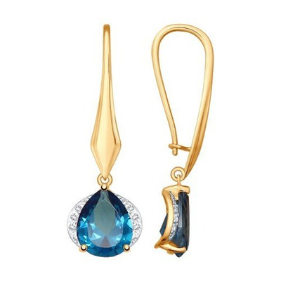 Серьги Au 585 (725242)