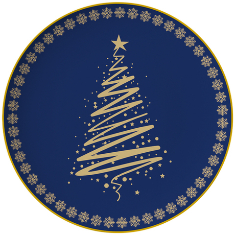 Закусочная/салатная тарелка First Lady "Зимняя сказка"