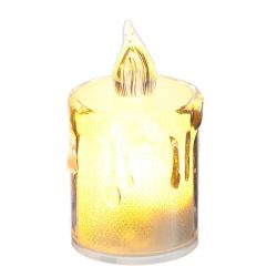 GAEM Изделие декоративное "Свеча" (подсветка, 3xLR54) (блок 24шт), D 3.5 см, L3,5 W3,5 H6,5 см