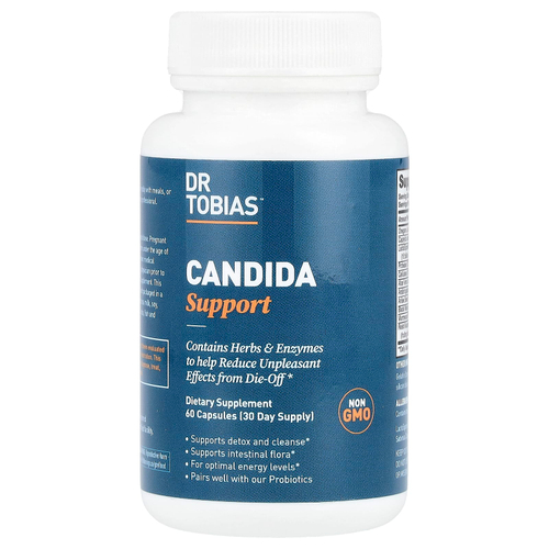 Dr. Tobias, Candida Support, 60 капсул