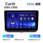 Teyes CC2L Plus 9" для Toyota Carib 1995-1999