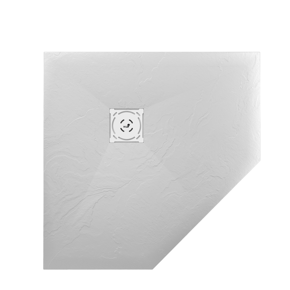 Душевой поддон трапеция RGW ST/T-W Белый (900x900)
