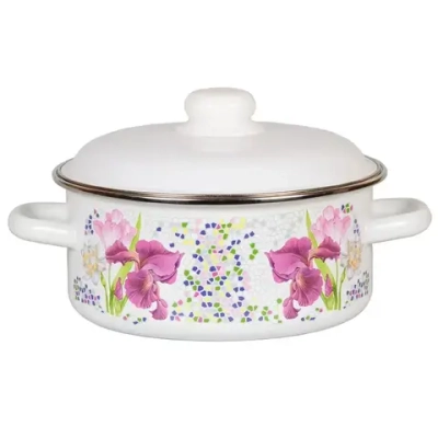 Кастрюля эмал цил 5,0л 1RB241М Мозаика