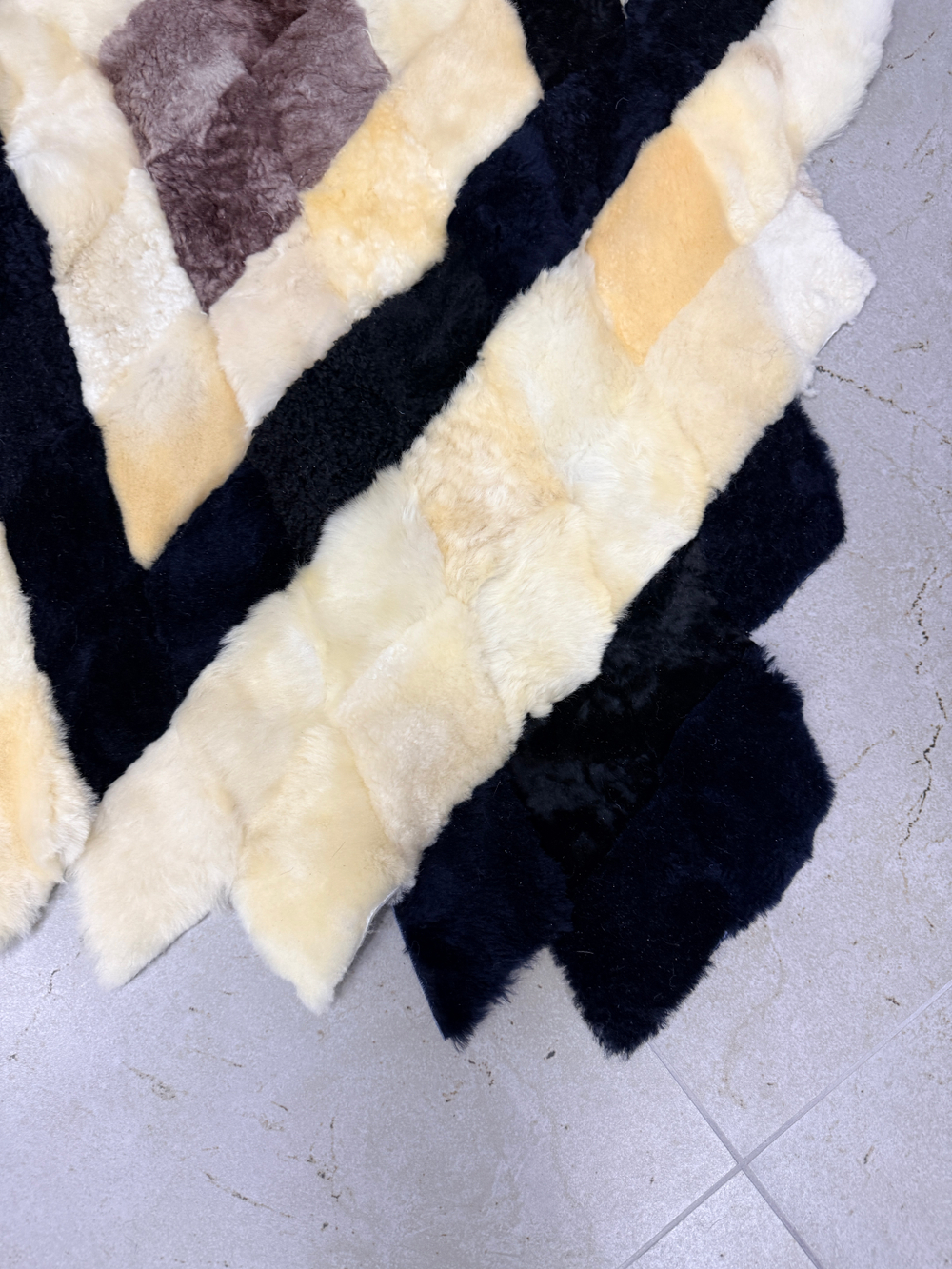 Меховой Коврик прикроватный накидка на кресло из овчины