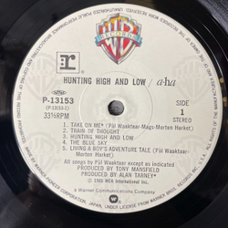 Винтажная виниловая пластинка LP A-Ha Hunting High And Low (Japan 1985) (Obi) Take On Me