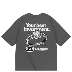Футболка Haided INVESTMENT RLXD HW TEE iron.grey