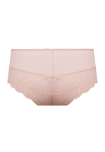 Трусики-бразилиана Estera из фактурной эластичной сетки (Размер: L) (Цвет: кофейный)