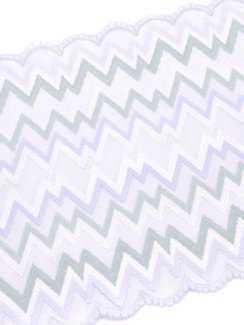 03-241 ОПТ Кружево эластичное 23 см, WV, белый/мята/лаванда