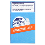 Alka-Seltzer, От похмелья, апельсиновая шипучка, 10 пакетиков, по 2 шипучие таблетки