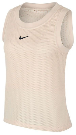 Женский топ теннисный Nike Court Dri-Fit Tank Top - guava ice/guava ice/black