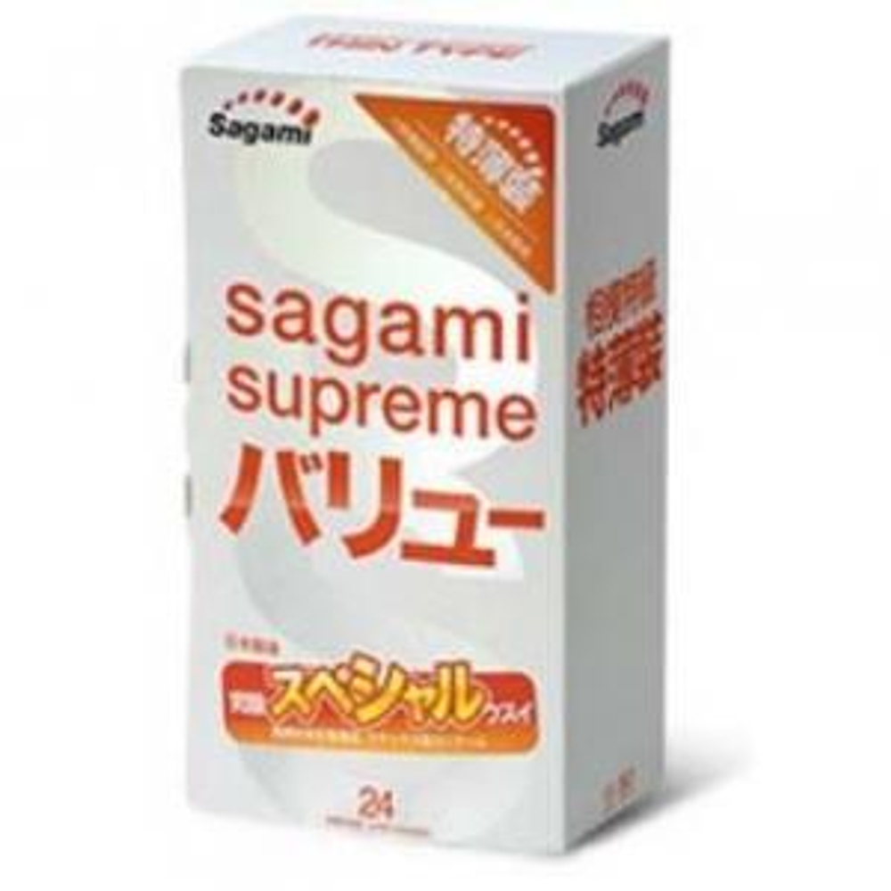 SAGAMI Xtreme 24шт. Презервативы ультратонкие, латекс 0,04 мм