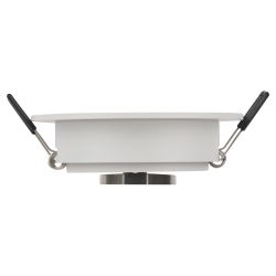 Светильник встраиваемый алюминиевый ЭРА KL84 WH под лампу MR16 GU5.3 белый | Алюминиевые встраиваемые светильники