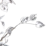 Дерево декоративное «Зимнее чудо» 50 cм, (с подсветкой на батарейках 2хАА), Серебро