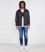 Худи TJM RLX PINSTRIPE TRACK JACKET Tommy Jeans - черный(DM0DM16360)