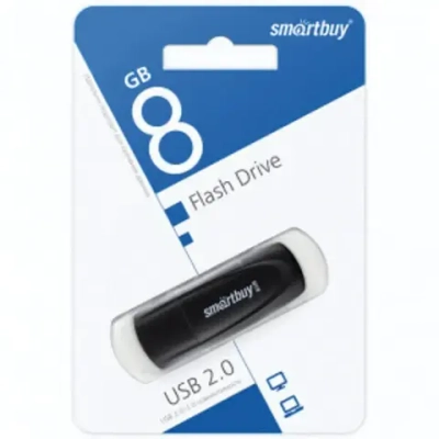 Флеш-накопитель 8 Gb SmartBuy Scout Black