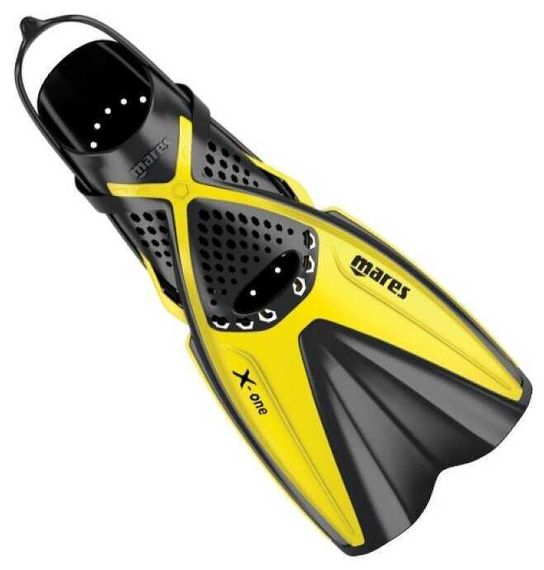 Ласты регулируемые Mares X-One JR черный/желтые