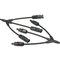 Коннектор MC4 Y-3 Cable [разветвитель для 3-х панелей, комплект из двух разъемов]