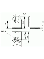 Уголки мебельные высота 30 мм 4 штуки
