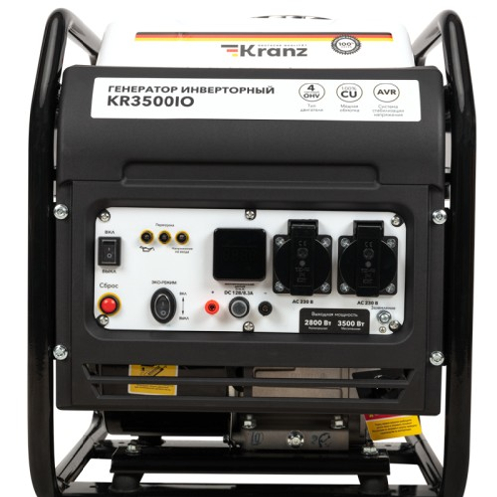 Генератор бензиновый Kranz KR 3500IO инверторный KR-16-1143