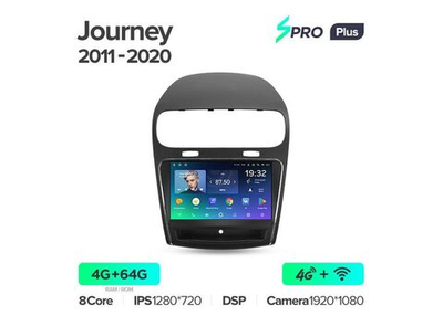 Магнитола Teyes SPRO Plus 4-64 Dodge Journey JC 2011 — 2020 9.0"