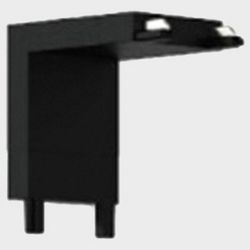 Соединитель угловой внутренний для треков Italline IT09 IT09-9032 black