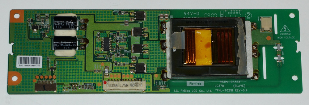 6632L-0335A LC370 YPNL-T021B rev-0.4 инвертор телевизора Philips