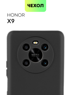 Чехол BROSCORP для Honor X9 оптом (арт. HW-HX9-COLOURFUL-BLACK)