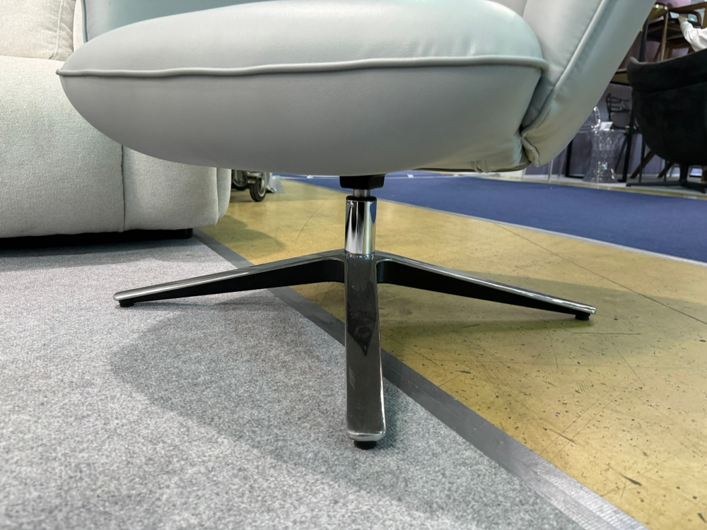 Кресло ZUCCA-R голубое LITCHI-#3