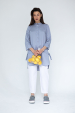 Халат женский м178 toray стретч серый29