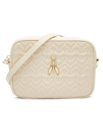 Кожаная сумка-мессенджер Patrizia Pepe - экрю(2B8985 L082)