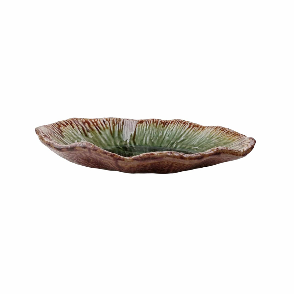 Тарелка для закусок 28х19см Roomers Tableware Dark green 284005-1