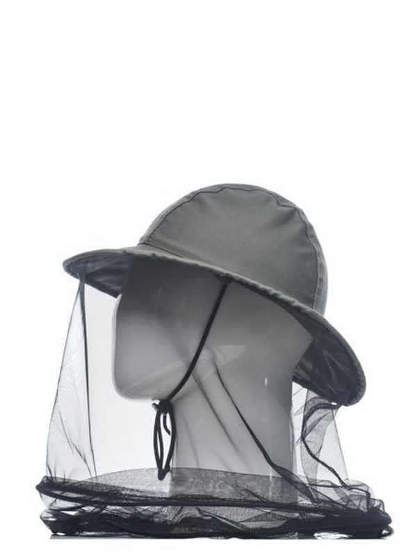 Панама-накомарник с кольцом Антигнус ткань Cotton цвет Хаки