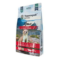 Сухой корм ТерриториЯ Крым для кошек, курица с черникой - 350 гр