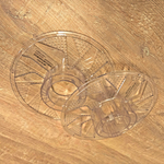 Катушка разборная для провода, проволоки, гирлянды, шнура, веревки. Черная или прозрачная