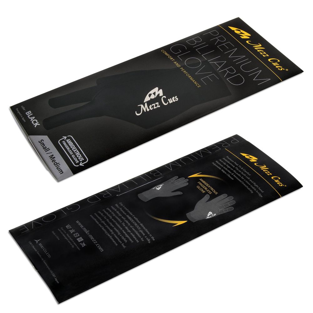 Перчатка MEZZ Premium MGR-K черная левая/правая L/XL
