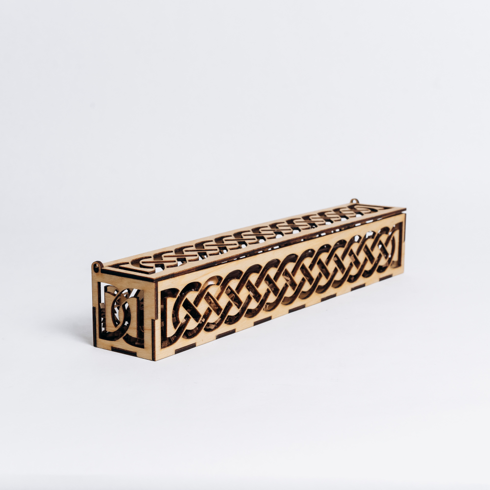 Деревянный Органайзер, короб, футляр для веретена 330 мм. OV11