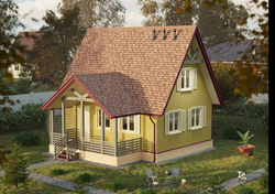 Ламинированная черепица Docke Серия Dragon Premium, Карамель 2,38м2
