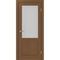 Купить Межкомнатная дверь экошпон Турин 502.21 орех остеклённая