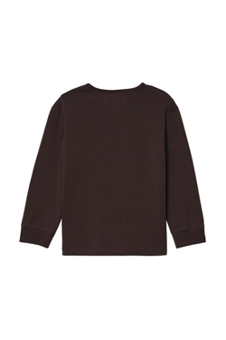 ZARA X BENITO ANTONIO ФУТБОЛКА С ПУГОВИЦАМИ, КОРИЧНЕВЫЙ