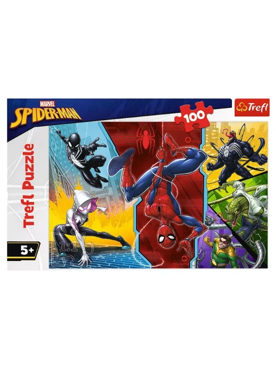Пазлы для детей 4 5 6 лет 100 элементов Человек Паук
