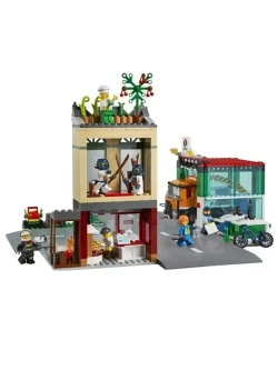 Конструктор Сити Центр города 842 детали 60060