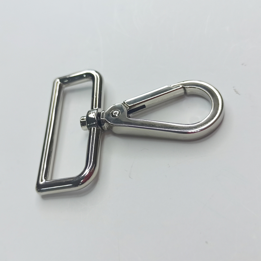 Карабин 38мм Серебро