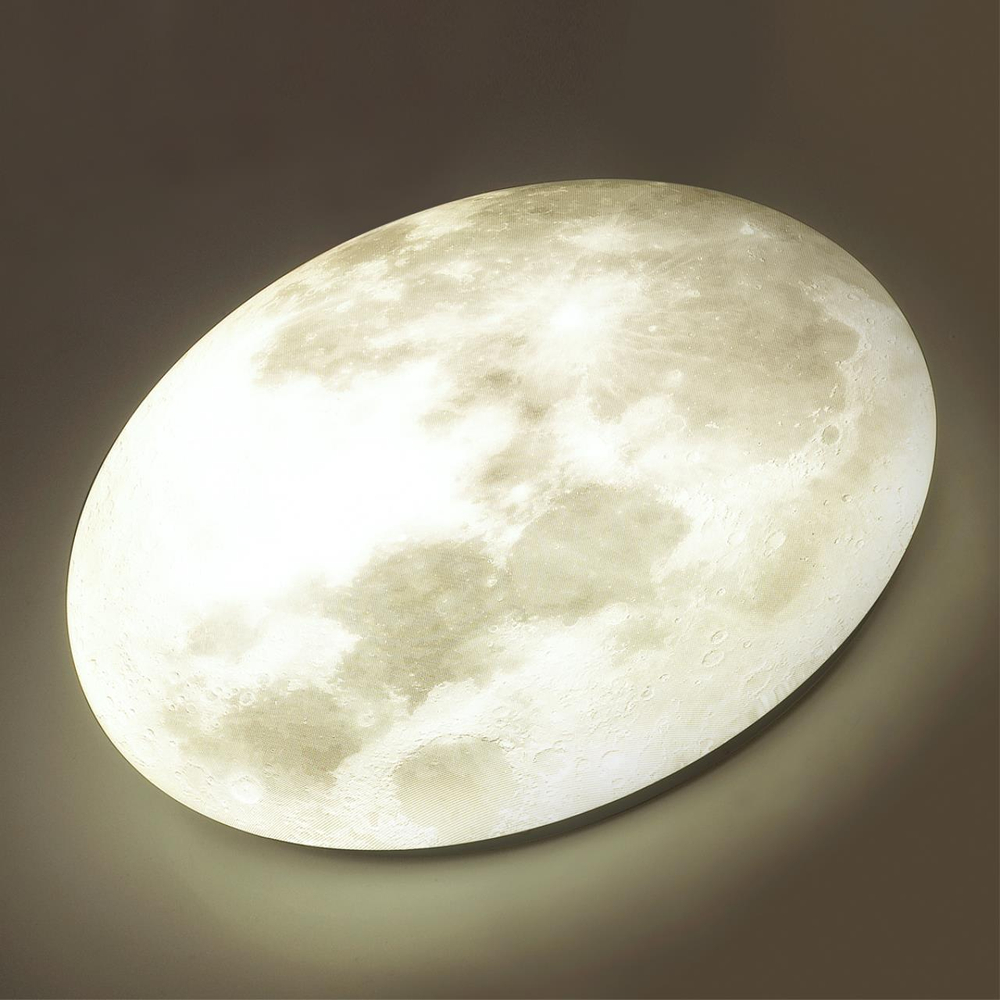 3084/DL PALE SN 000 Светильник пластик/белый/серый LED 48Вт 4000К D380 IP43 MOON
