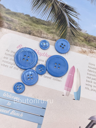 Пуговицы натуральный перламутр синие скидка